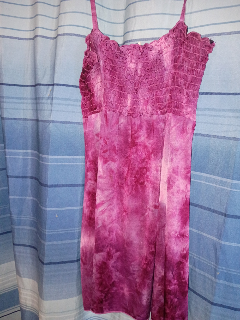 MKM Designs Burgundy Smocked Sundress